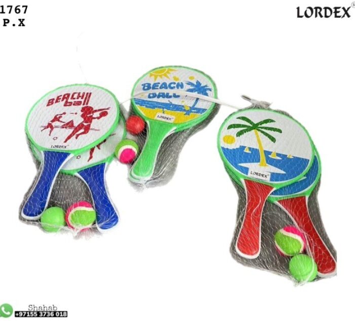 Lordex Garden Beach Paddle Tennis and Catch Bat and ball Set - Tradedubai.ae Wholesale B2B Market