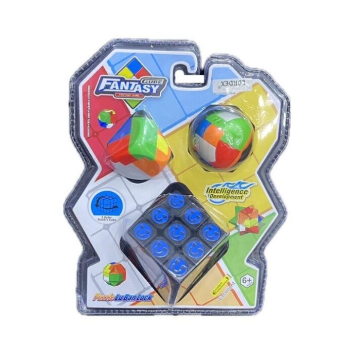 Lordex Magic Cube Set (3 Piece), Transforming Cubes Magic Puzzle Cubes for Kids and Adults - Tradedubai.ae Wholesale B2B Market