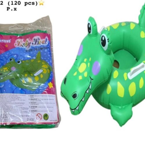 Lordex Swimming Boat Kiddie Floats Inflatable Swimming Safety Tube Swim Water Ring Tube Boat with Handle for Kids