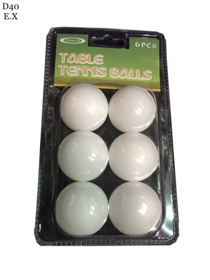 Lordex Table Tennis Ball 6 pcs set for training and outdoor entrainment ball - Tradedubai.ae Wholesale B2B Market