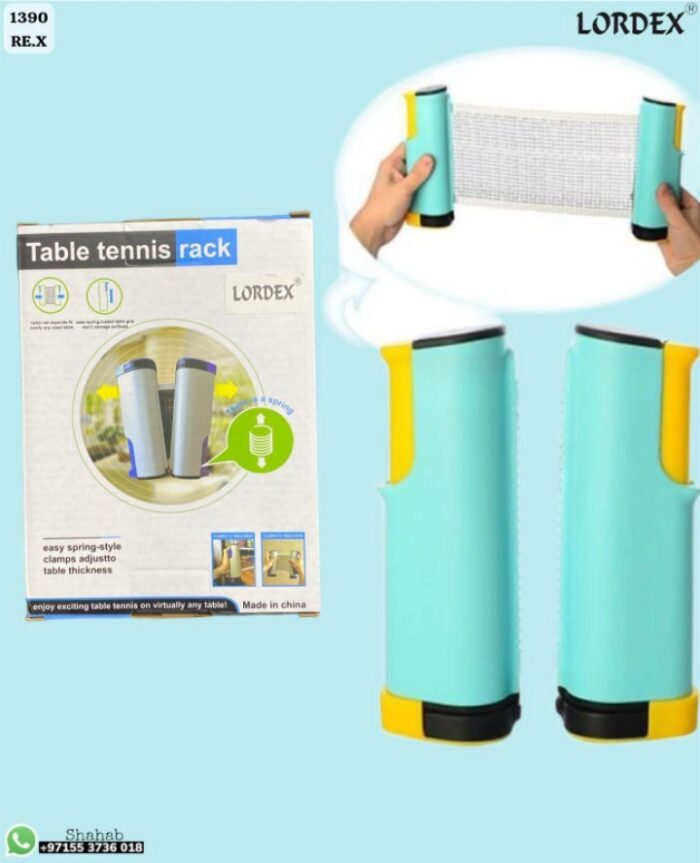 Lordex Table Tennis Set Extendable Net, Table Tennis Set for Beginners and Advanced Players - Tradedubai.ae Wholesale B2B Market