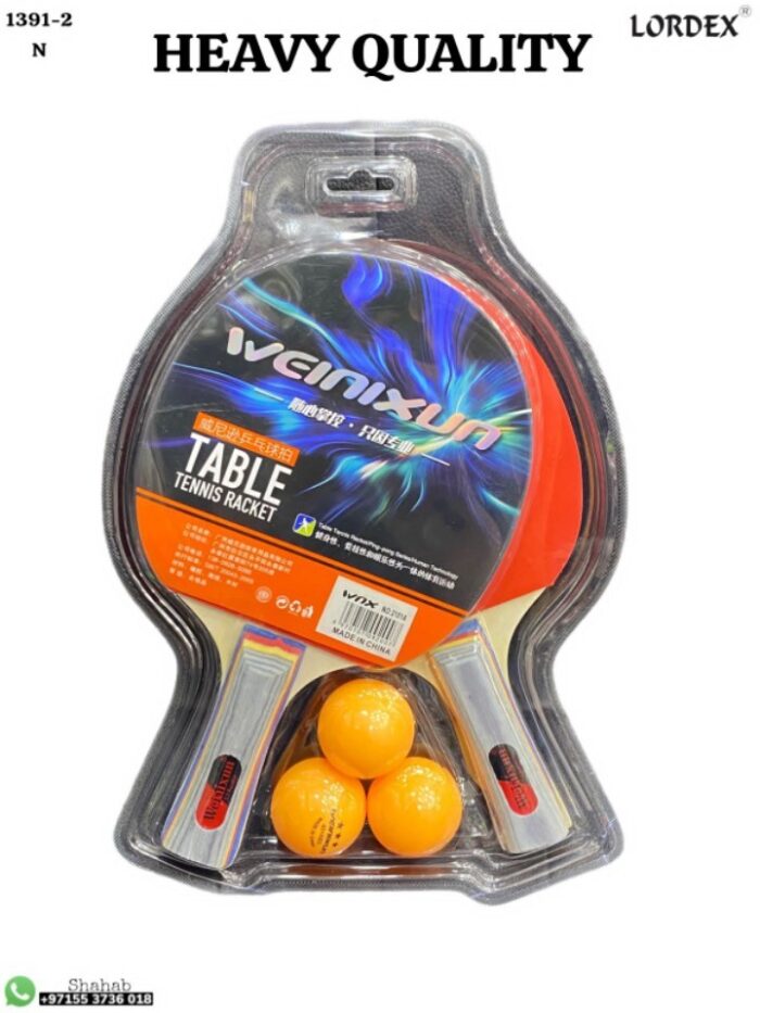 Lordex Table tennis racket set, sports equipment, ping pong paddle, beginners purchase - Tradedubai.ae Wholesale B2B Market