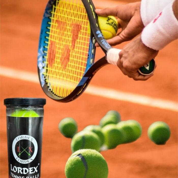 Lordex Tennis Ball - Lightweight Durable for Tennis Cricket Training