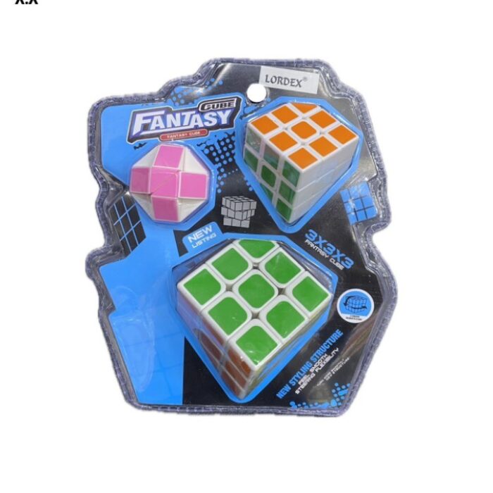 Lordex Magic Cube, 3 pcs set, Intelligence Development Puzzle, - Tradedubai.ae Wholesale B2B Market
