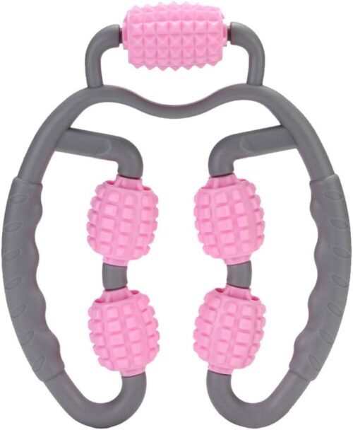 Massage Roller Legs Muscle Massager 5 Wheels Body Shaping Relaxation Roller Multifunction Ring Clamp Waist 360° Massager Pink - Tradedubai.ae Wholesale B2B Market Massage Roller Legs Muscle Massager 5 Wheels Body Shaping Relaxation Roller Multifunction Ring Clamp Waist 360° Massager Pink - Tradedubai.ae Wholesale B2B Market