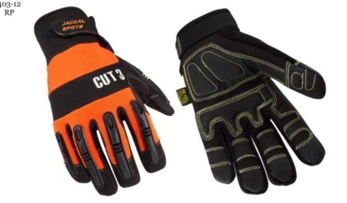 Lordex Mechanics ANSI Cut 3 Hi Vis Gloves for Construction, General Purpose, Driver, Rigger, and Safety,