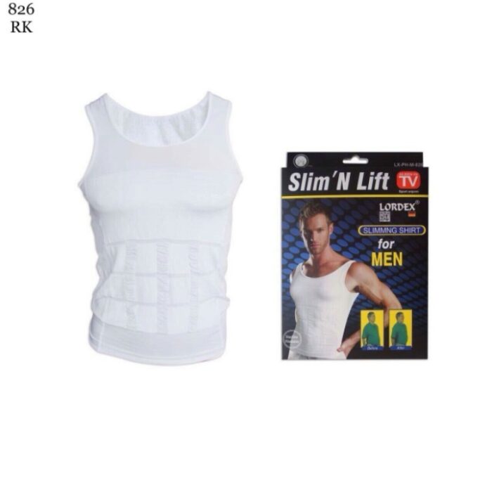 LORDEX Men's Compression Shirt Workout Vest Tummy Control Under shirts