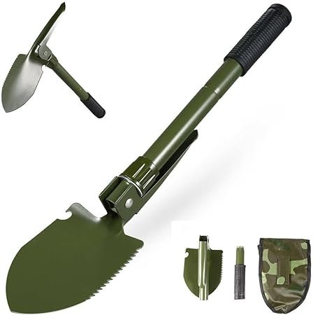 Multifunctional Folding Shovel for Outdoor, Garden, Camping, Survival ( Multicolor) - Tradedubai.ae Wholesale B2B Market