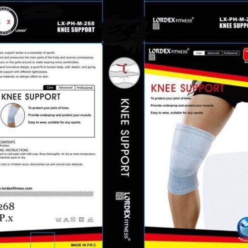 LORDEX Orthopedic Pain Relief Bamboo Yarn Knee Support Binder Cap Pair For Sports, Pain Relief, Compression Support, Exercise, Gym, Running, Cycling, Knee Cap Brace Knee Support For Men And Women