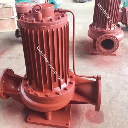 Canned motor centrifugal pipeline pump