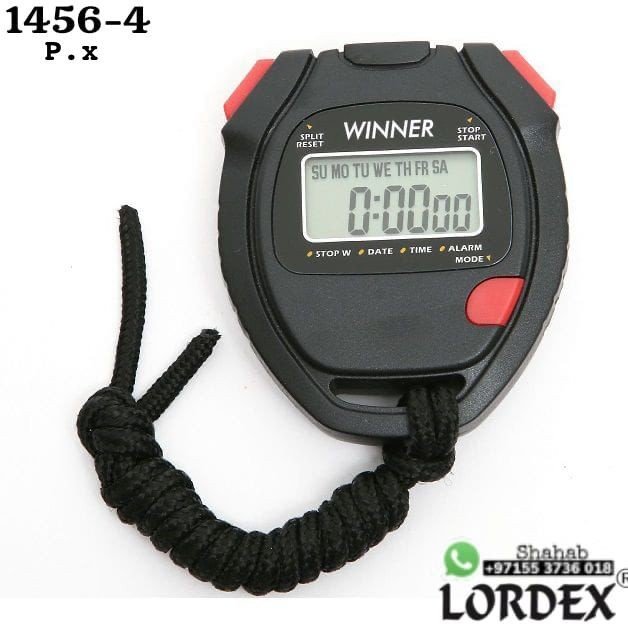 Lordex Stopwatch Timer Digital Chronograph Timer Two Channels Stopwatch Athletics Running Stopwatches for Sports Fitness Competitions Student Stopwatches