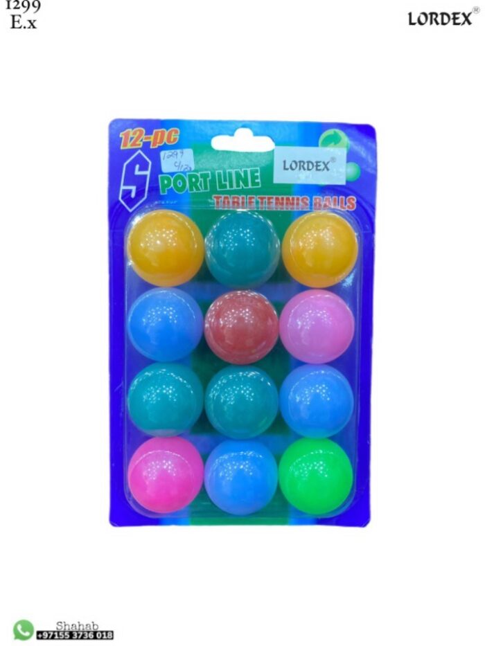 Lordex Table Tennis Balls Ping Pong Balls Poly Ping Pong Balls - Excellent Quality - Great for Schools and Homes - Tradedubai.ae Wholesale B2B Market