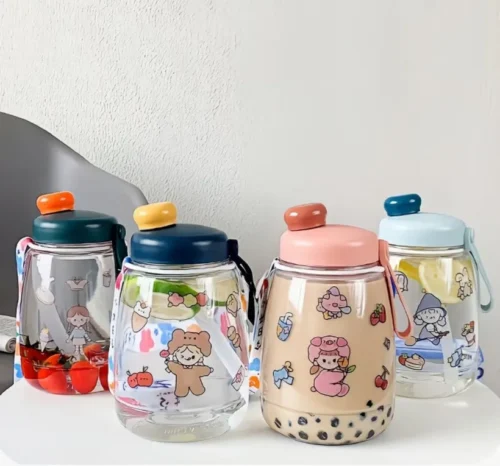 1600ml Large Capacity High Quality Drinking Cup Adult Plastic Water Bottles Clear Milk Carton Water Bottle (Multicolor) - Tradedubai.ae Wholesale B2B Market