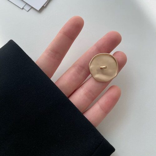 10Pcs/Lot Metal Buttons For Clothing Decoration Apparel DIY Crafts Supplies Coat Sewing Accessories Gold/Silver - Image 3