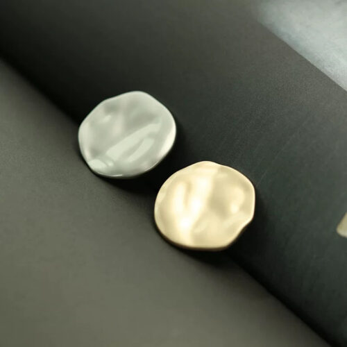 10Pcs/Lot Metal Buttons For Clothing Decoration Apparel DIY Crafts Supplies Coat Sewing Accessories Gold/Silver - Image 4