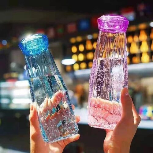 Diamond Shaped Glass Water Bottles ( Purple) - Tradedubai.ae Wholesale B2B Market Diamond Shaped Glass Water Bottles ( Purple) - Tradedubai.ae Wholesale B2B Market
