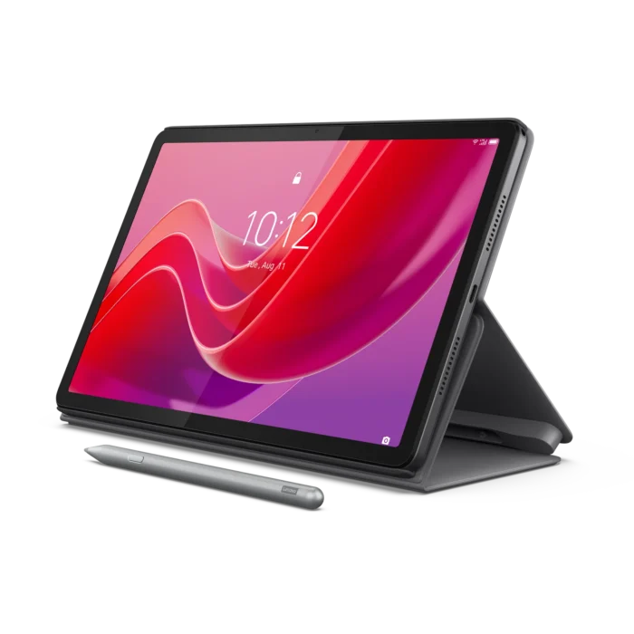 Lenovo Tab M11 TB330XU 8GB RAM 128GB Storage, 11-inch Full HD, 4G LTE, Luna Grey + Folio Case with Pen TRA MIX COLOR