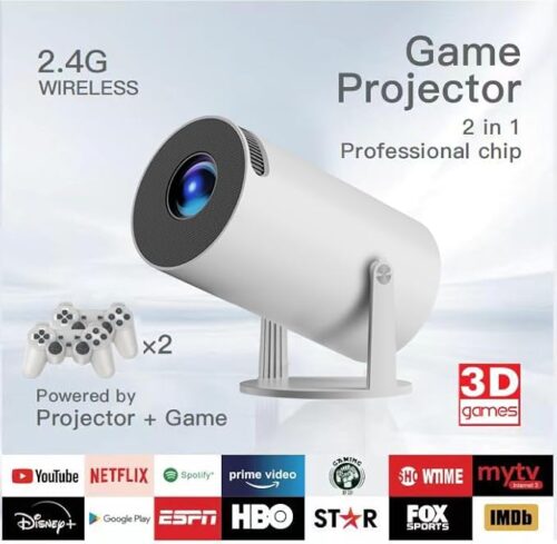 X10 Plus Retro Game Console with Projector Plug and Play TV Video Game Stick 4K HD Portable Projector with 10000+ Games 24g Wireless Controllers HDMI Output WiFi 2 - Tradedubai.ae Wholesale B2B Market - Tradedubai.ae Wholesale B2B Market