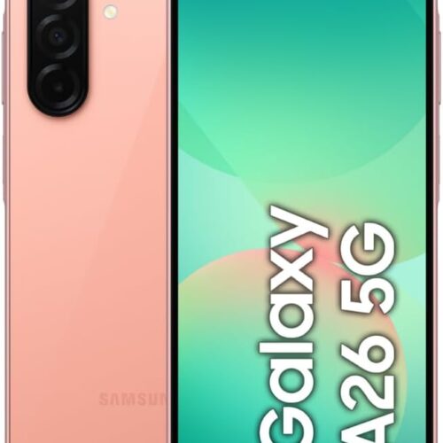 Samsung Galaxy A26 5G, Android Smartphone, 128GB Storage, 6GB RAM TDRA PINK