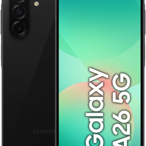 Samsung Galaxy A26 5G, Android Smartphone, 128GB Storage, 6GB RAM, Black