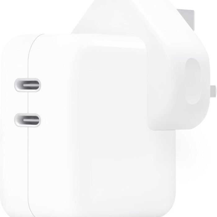 Dual USB-C Port 35W Power Adapter 2 PIN White Global