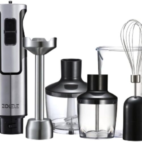 ZOLELE HB1200 4 in 1 immersion electric hand blender EU White Global