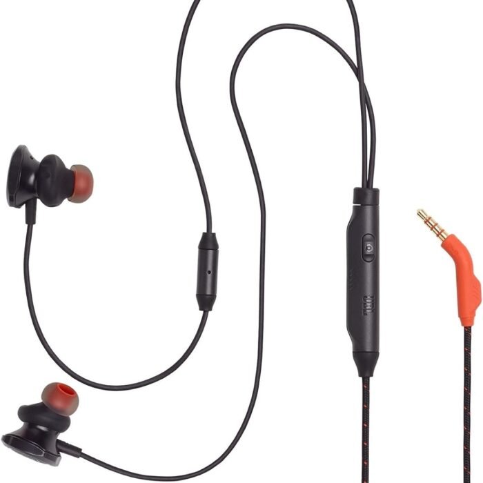 JBL QUANTUM 50 WIRED IN-EAR GAMING HEADSET WITH VOLUME SLIDER AND MIC MUTE Black Global