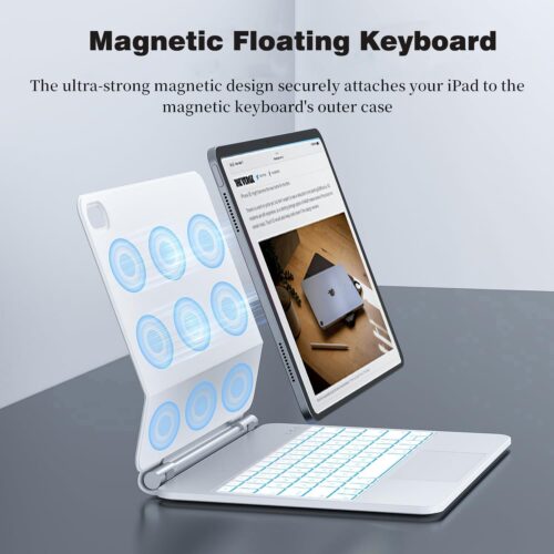 Apple Magic Keyboard for iPad Pro M4 13-inches (Arabic) Black MWR53AB/A