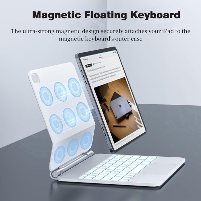 Apple Magic Keyboard for iPad Pro M4 13-inches (Arabic) Black MWR53AB/A