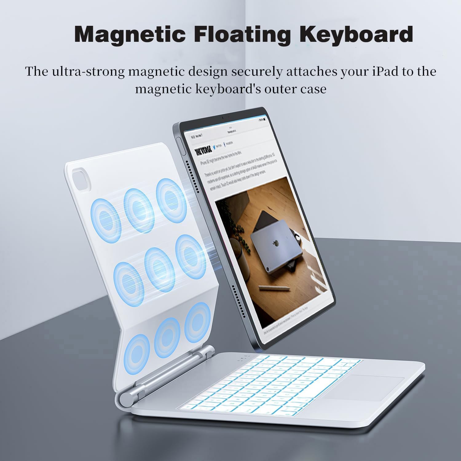 Apple Magic Keyboard for iPad Pro M4 13-inches (Arabic) Black MWR53AB/A Apple Magic Keyboard for iPad Pro M4 13-inches (Arabic) Black MWR53AB/A