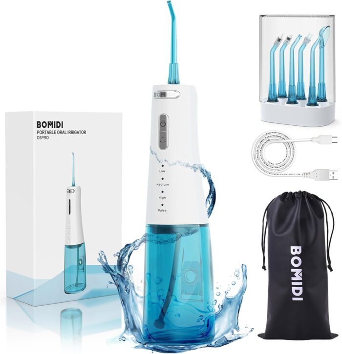 BOMIDI Portable Oral Irrigator D3 Pro White White Global - Tradedubai.ae Wholesale B2B Market