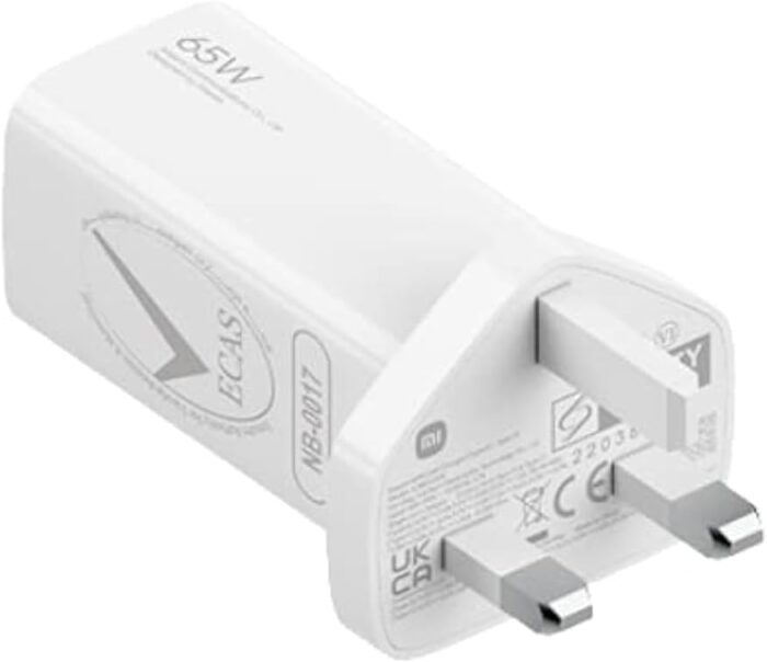 Mi 65w Gan Charger (Type A Type C) 3PIN white UK - Tradedubai.ae Wholesale B2B Market