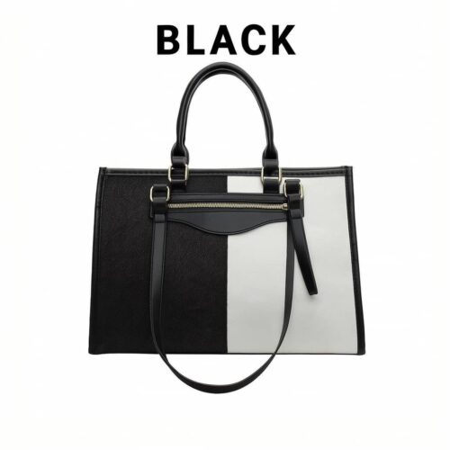 Denim Contrast Panel Tote Bag - Tradedubai.ae Wholesale B2B Market