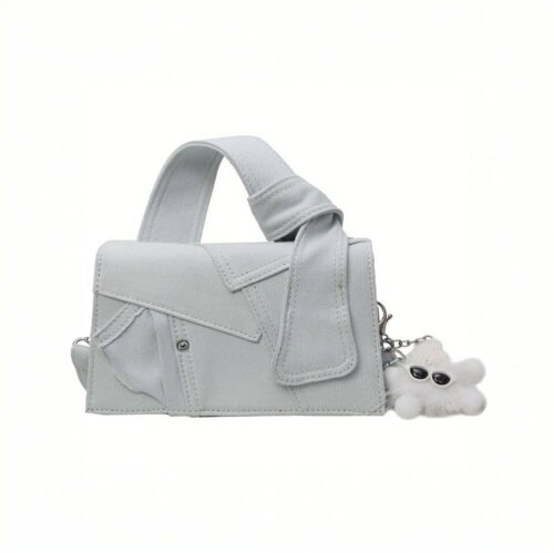Denim Contrast Panel Tote Bag - Tradedubai.ae Wholesale B2B Market Denim Contrast Panel Tote Bag - Tradedubai.ae Wholesale B2B Market
