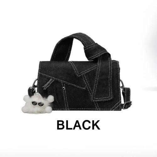 Denim Contrast Panel Tote Bag - Tradedubai.ae Wholesale B2B Market Denim Contrast Panel Tote Bag - Tradedubai.ae Wholesale B2B Market