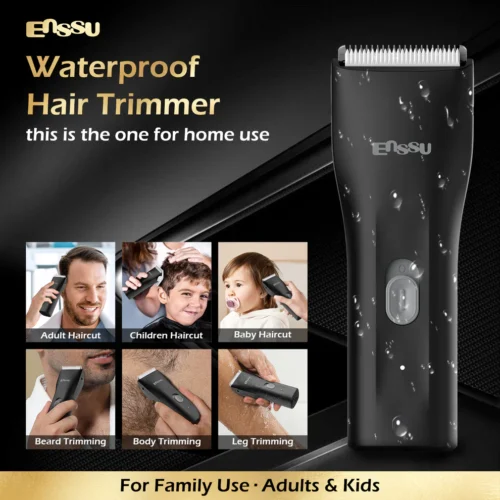 ENSSU Mini Electric Hair Clipper – IPX7 Waterproof with Ceramic Safe Blade 4 - Tradedubai.ae Wholesale B2B Market - Tradedubai.ae Wholesale B2B Market
